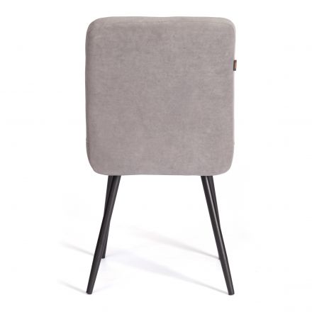 Стул обеденный Asti TREND, флок , бежевый/черный, 7, 47х54х86 см