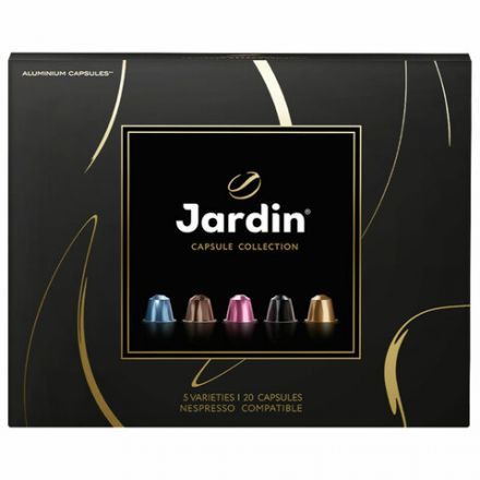 Кофе в капсулах, 20 порций, ассорти 5 вкусов, для Nespresso, JARDIN "Capsule collection", 1492-10 Кофе в капсулах, 20 порций, ассорти 5 вкусов, для Nespresso, JARDIN "Capsule collection", 1492-10