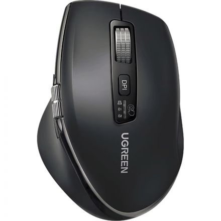 Мышь компьютерная UGREEN M751 (45792) беспроводная,2.4 GHz&BT, черный Мышь компьютерная UGREEN M751 (45792) беспроводная,2.4 GHz&BT, черный