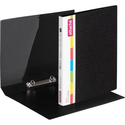 Папка на 2-х кольцах пласт. 17/32мм А4 ATTACHE F502/07 черная Р Папка на 2-х кольцах пласт. 17/32мм А4 ATTACHE F502/07 черная Р