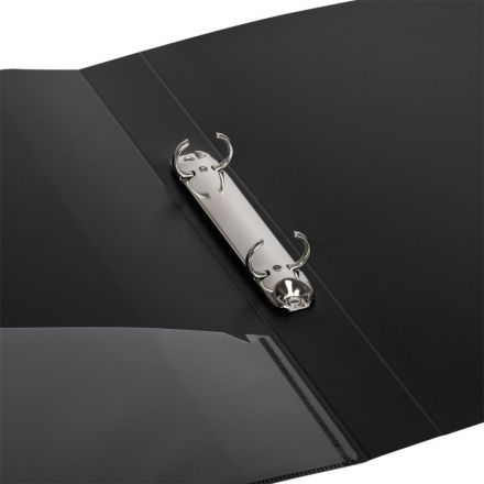 Папка на 2-х кольцах пласт. 17/32мм А4 ATTACHE F502/07 черная Р Папка на 2-х кольцах пласт. 17/32мм А4 ATTACHE F502/07 черная Р