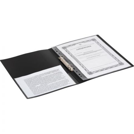 Папка на 2-х кольцах пласт. 17/32мм А4 ATTACHE F502/07 черная Р Папка на 2-х кольцах пласт. 17/32мм А4 ATTACHE F502/07 черная Р