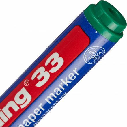 Маркер перманентный пигментный EDDING E-33/004 зеленый 1,5-3мм скош. након Маркер перманентный пигментный EDDING E-33/004 зеленый 1,5-3мм скош. након