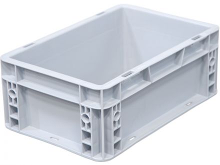 Ящик п/п 300х200х120 сплошной, гладкое дно, цв. серый Ящик п/п 300х200х120 сплошной, гладкое дно, цв. серый