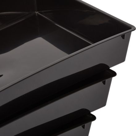 Лоток для бумаг горизонтальный Attache Эконом черный (3 штуки в упаковке) Лоток для бумаг горизонтальный Attache Эконом черный (3 штуки в упаковке)