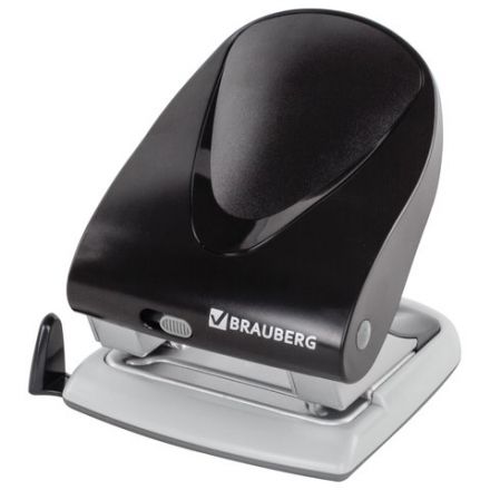 Дырокол BRAUBERG "Jet", до 40 листов, черный, 224341 Дырокол BRAUBERG "Jet", до 40 листов, черный, 224341