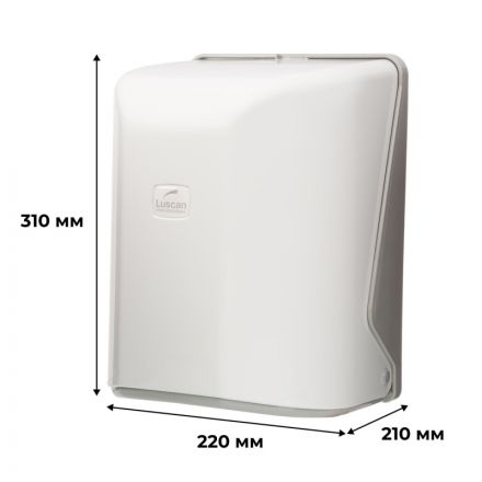 Диспенсер для полотенец Luscan Professional белый Диспенсер для полотенец Luscan Professional белый