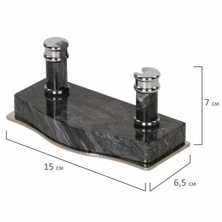 Набор настольный GALANT из мрамора, 8 предметов, черный мрамор/серебристые металлические детали, 231192 Набор настольный GALANT из мрамора, 8 предметов, черный мрамор/серебристые металлические детали, 231192