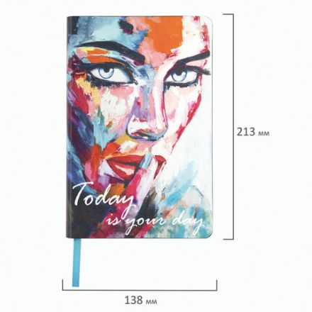 Ежедневник недатированный А5 (138х213 мм), BRAUBERG VISTA, под кожу, гибкий, 136 л., "Secret", 112000 Ежедневник недатированный А5 (138х213 мм), BRAUBERG VISTA, под кожу, гибкий, 136 л., "Secret", 112000