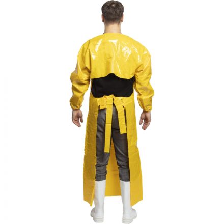 Фартук с рукавами Робин 2 полиуретановый цв.желтый (размер: универсальный)