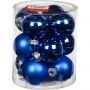 Игрушка новогодняя из стекла, набор из 12 штук 4x4x4см 92667