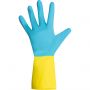 Перчатки хозяйственные Gloves Lux BICOLOR сине-желтые р.M Перчатки хозяйственные Gloves Lux BICOLOR сине-желтые р.M