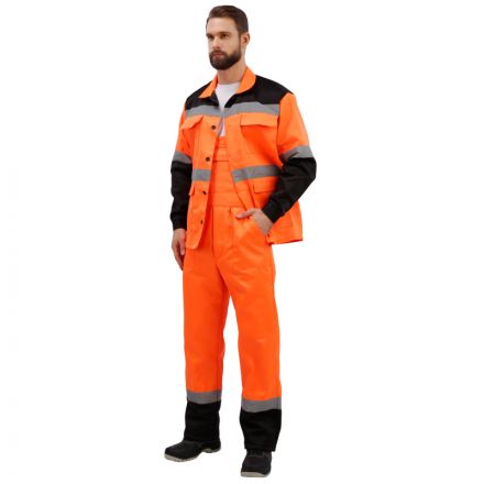 Костюм летний муж. лд01-КПК оранж./черн. (р.52-54) 170-176 Костюм летний муж. лд01-КПК оранж./черн. (р.52-54) 170-176