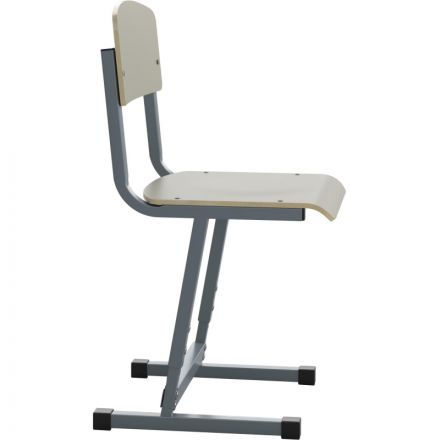 Стул ученический MET_Комус 5-7р.г. (4-6р.г) серый/серый