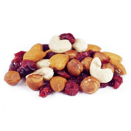 Коктейль орехов с клюквой Семушка, 120г Коктейль орехов с клюквой Семушка, 120г