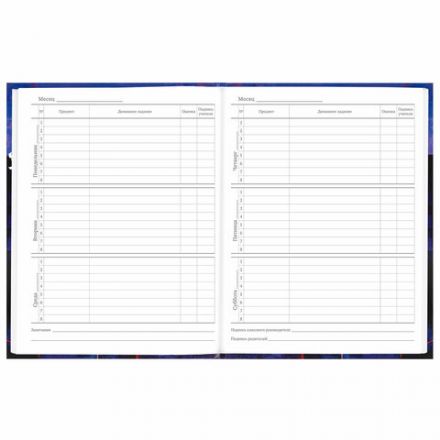 Дневник 5-11 класс 48 л., твердый, BRAUBERG, глянцевая ламинация, с подсказом, "DELIGHT", 106864