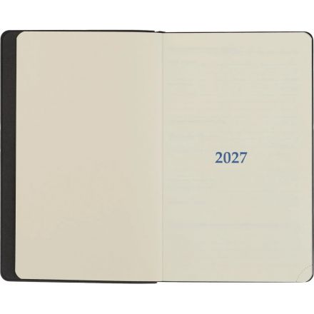 Ежедневник датированный 2027 ИМИДЖ Attache А5,168л,138x213мм,иск.кожа,черн