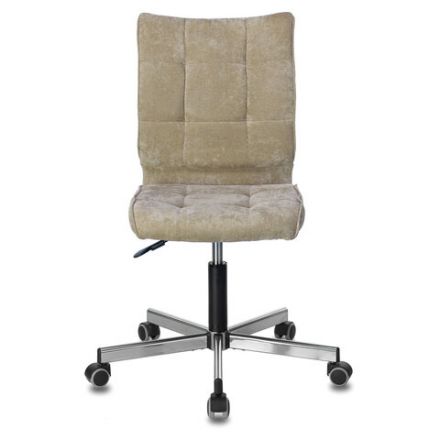 Кресло BRABIX "Stream MG-314", без подлокотников, пятилучие серебристое, ткань, песочное, 532396, MG-314_532396 Кресло BRABIX "Stream MG-314", без подлокотников, пятилучие серебристое, ткань, песочное, 532396, MG-314_532396