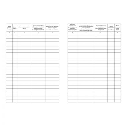 Журнал учета раб.наряд.допуск.расп.д/работы в элетроуст.А4офсет 64сКЖ-4408 Журнал учета раб.наряд.допуск.расп.д/работы в элетроуст.А4офсет 64сКЖ-4408