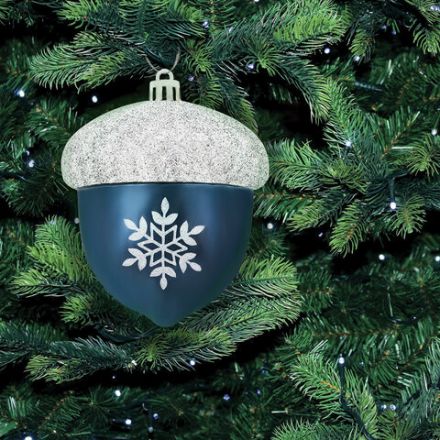 Украшение ёлочное "Желуди" 3 шт., 9х8 см, пластик, цвет: темно-синий / серебро, ЗОЛОТАЯ СКАЗКА, 591997 Украшение ёлочное "Желуди" 3 шт., 9х8 см, пластик, цвет: темно-синий / серебро, ЗОЛОТАЯ СКАЗКА, 591997