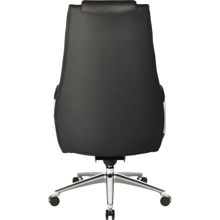 Кресло BN_Jl_Руководителя Echair-518 ML кожа черная, хром