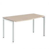 Стол эргономичный XSCT 149(L) Бук Тиара/Алюминий 1400х900х750 XTEN-S Стол эргономичный XSCT 149(L) Бук Тиара/Алюминий 1400х900х750 XTEN-S