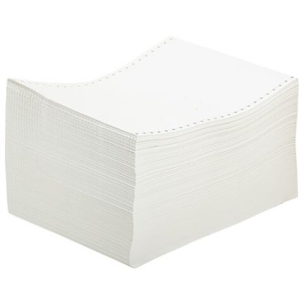 Бумага с неотрывной перфорацией, 210х305 мм (12"), 1600 листов, плотность 65 г/м2, белизна 98% Бумага с неотрывной перфорацией, 210х305 мм (12"), 1600 листов, плотность 65 г/м2, белизна 98%