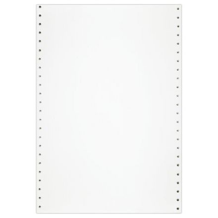 Бумага с неотрывной перфорацией, 210х305 мм (12"), 1600 листов, плотность 65 г/м2, белизна 98% Бумага с неотрывной перфорацией, 210х305 мм (12"), 1600 листов, плотность 65 г/м2, белизна 98%