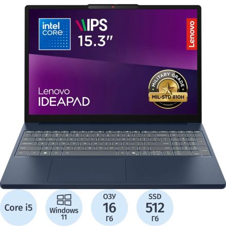 Ноутбук Lenovo IP Slim 3 15IRH10(83K100CYPB) i5-13420H/16Gb/512Gb/15.3/W11H