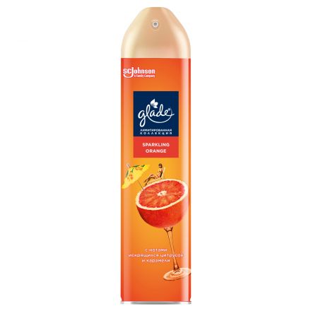 Освежитель воздуха аэрозольный Glade "Sparkling Orange", 300мл