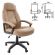 Кресло офисное BRABIX "Formula EX-537", экокожа, песочное, 531390