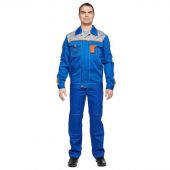 Костюм рабочий летний муж л10-КБР вас/сер/оранж (р.52-54) 170-176 (серия л)