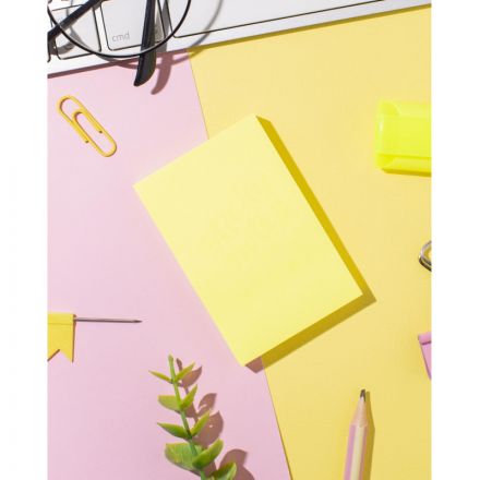 Стикеры Attache Selection 76x51 мм неоновые желтые (1 блок, 100 листов)