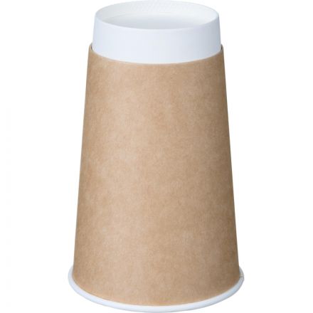 Стакан одноразовый бум двухслойный d-90мм 400мл коричневый (400шт/кор)