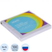 Стикеры ATTACHE Bright colours с клеев.краем 76х76 фиолетовый 100л Стикеры ATTACHE Bright colours с клеев.краем 76х76 фиолетовый 100л