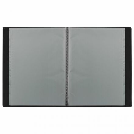 Папка 10 вкладышей BRAUBERG "Office", черная, 0,5 мм, 271321 Папка 10 вкладышей BRAUBERG "Office", черная, 0,5 мм, 271321