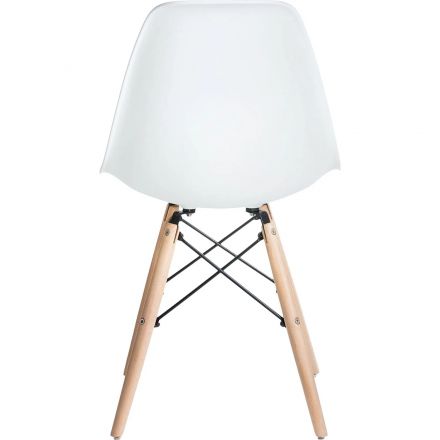 Стул LO_обеденный DOBRIN DSW LMZL-PP638_LB-MTR_P-W-02 свет.бук/белый Стул LO_обеденный DOBRIN DSW LMZL-PP638_LB-MTR_P-W-02 свет.бук/белый