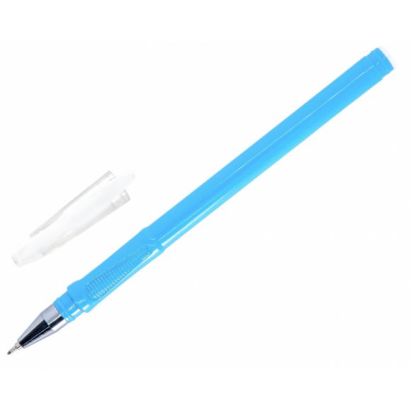 Ручка шариковая неавтоматическая Attache Bright colors голубой корпус, син