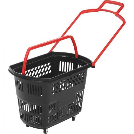 Корзина-тележка REK_Комус Мебель B35C.ECO.BL.RD 35л черн. с крас.руч Корзина-тележка REK_Комус Мебель B35C.ECO.BL.RD 35л черн. с крас.руч