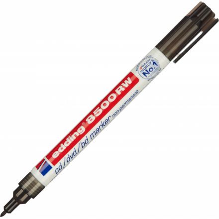 Маркер для CD Edding E-8500/1 черный (толщина линии письма 1 мм) Маркер для CD Edding E-8500/1 черный (толщина линии письма 1 мм)