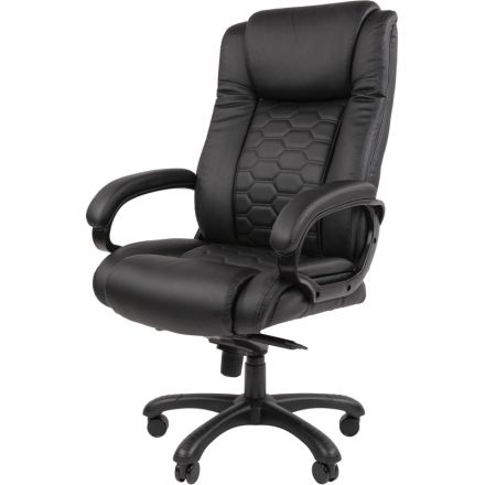 Кресло VT_EChair-641 TPU к/з черный, пластик черный Кресло VT_EChair-641 TPU к/з черный, пластик черный