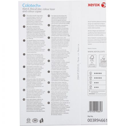 Бумага для цв.лазер.печ. Xerox Colotech + ( A4, 200 г/кв.м, 250)