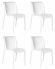 Набор 4 шт Стул обеденный DOBRIN WALTER, белый