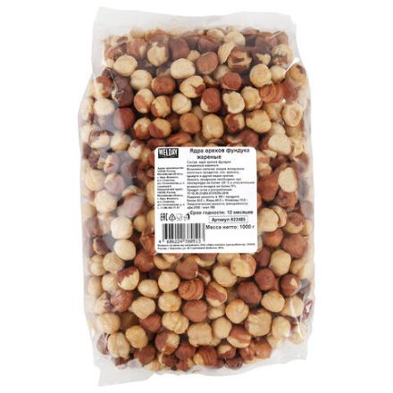 Фундук жареный WELDAY (ВЭЛДЭЙ) 1 кг, 622485 Фундук жареный WELDAY (ВЭЛДЭЙ) 1 кг, 622485