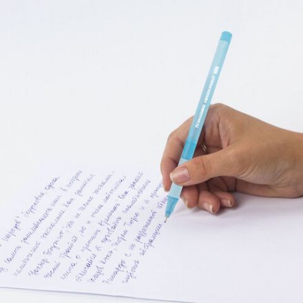 Ручка шариковая с грипом BRAUBERG "i-STICK POINT LIGHT BLUE", СИНЯЯ, пишущий узел 0,7 мм, линия письма 0,35 мм, 144383 Ручка шариковая с грипом BRAUBERG "i-STICK POINT LIGHT BLUE", СИНЯЯ, пишущий узел 0,7 мм, линия письма 0,35 мм, 144383