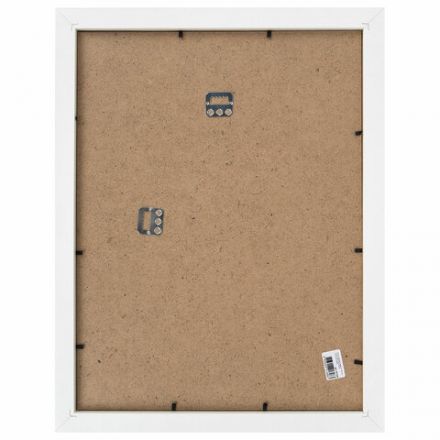 Рамка 30х40 см с паспарту 21х30 см, небьющаяся, багет 26 мм, МДФ, BRAUBERG "Ambassador", белая, 391368