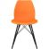Стул Sheffilton SHT-ST29/S37 оранжевый/черный муар