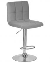 Стул барный DOBRIN CANDY, серый велюр (MJ9-75) Стул барный DOBRIN CANDY, серый велюр (MJ9-75)