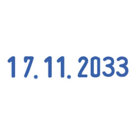 Датер-мини месяц цифрами, для банка, оттиск 20х3,8 мм, синий, TRODAT 4810 BANK, корпус черный Датер-мини месяц цифрами, для банка, оттиск 20х3,8 мм, синий, TRODAT 4810 BANK, корпус черный