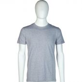 Футболка (160 г.) с кор.рукавом серый меланж (S) Футболка (160 г.) с кор.рукавом серый меланж (S)